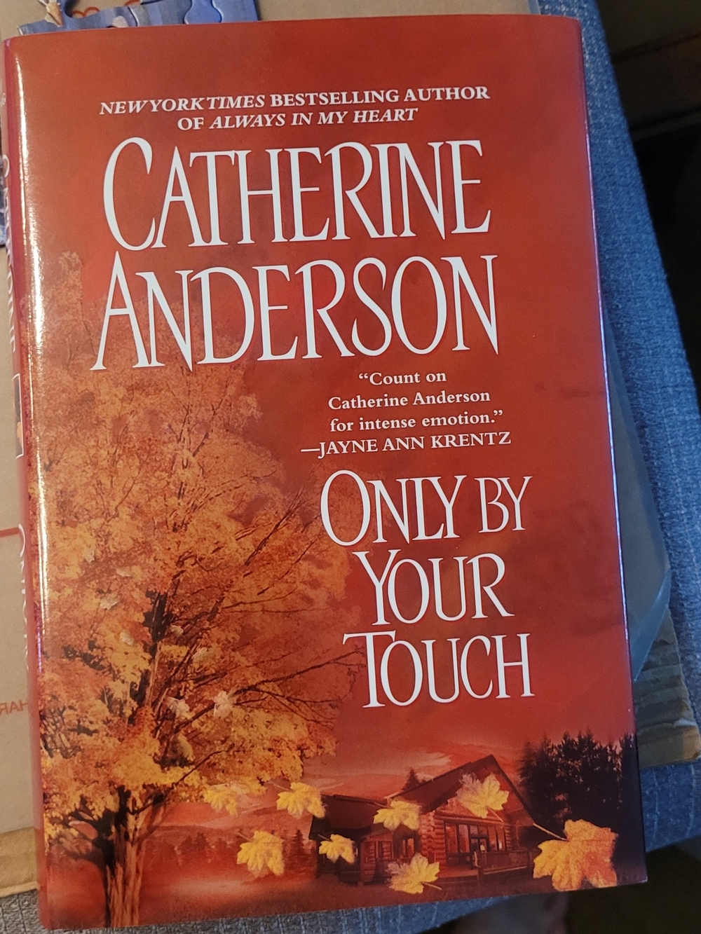 'Only By Your Touch' Catherine Anderson. HARDBACK Book (Brn Env)